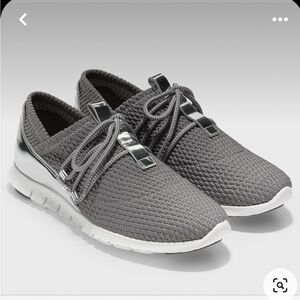 Zerogrand Cole Han Silver Sneakers